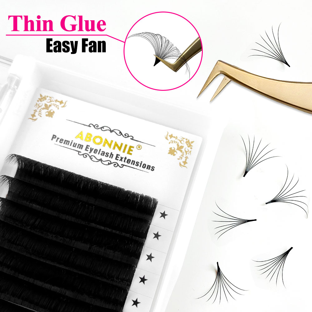 Individual Lash Tray - رموش أبوني 0.03 سهلة التركيب، رموش