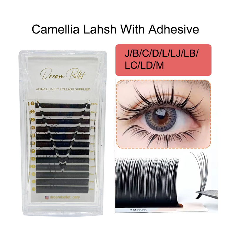 Eyelash Extension Double Lash - رموش كاميليا من دريم باليت مع