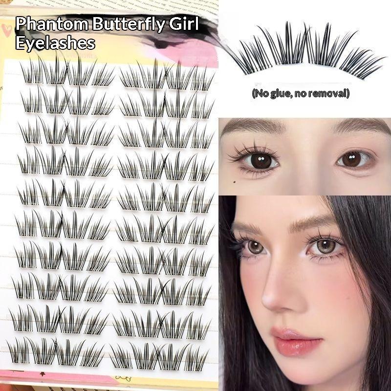 Eyelash Extension Single Lash - رموش صناعية طبيعية من الريش قابلة