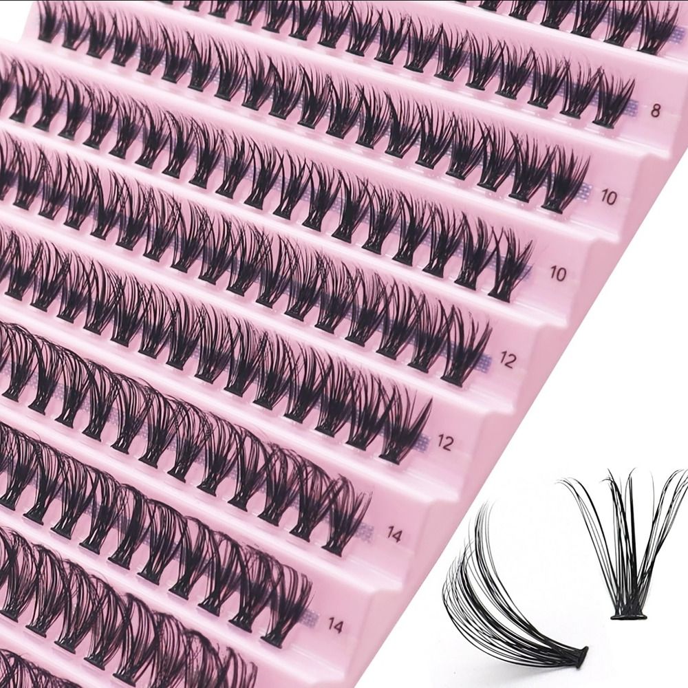 Individual Lash Tray - مجموعة تطعيم الرموش الفردية الطويلة ،