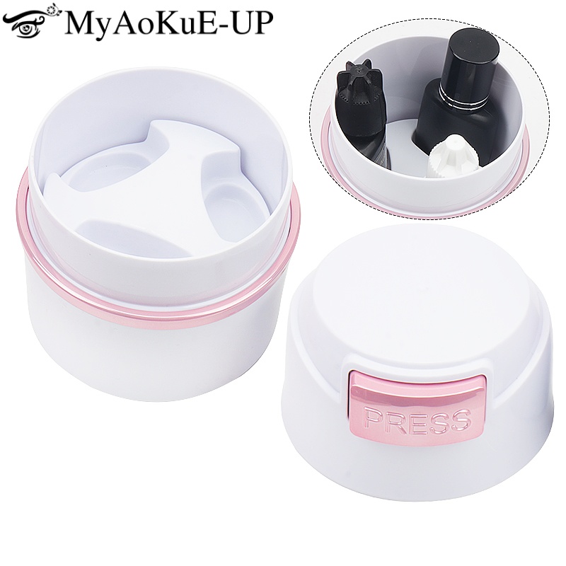 Eyelash Extension Double Lash - 1 قطعة رمش الغراء خزان الحاويات
