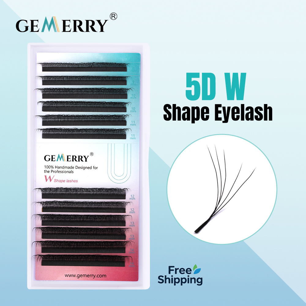 Lash Fan Volume - رموش GEMERRY 5D على شكل W،