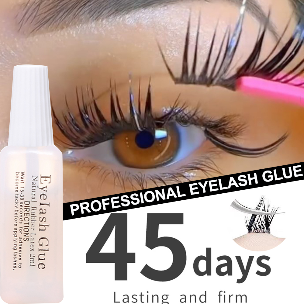 غراء رموش شفاف للتطعيم الذاتي  - مراجعة Eyelash Extension Eye Irritation وسعره