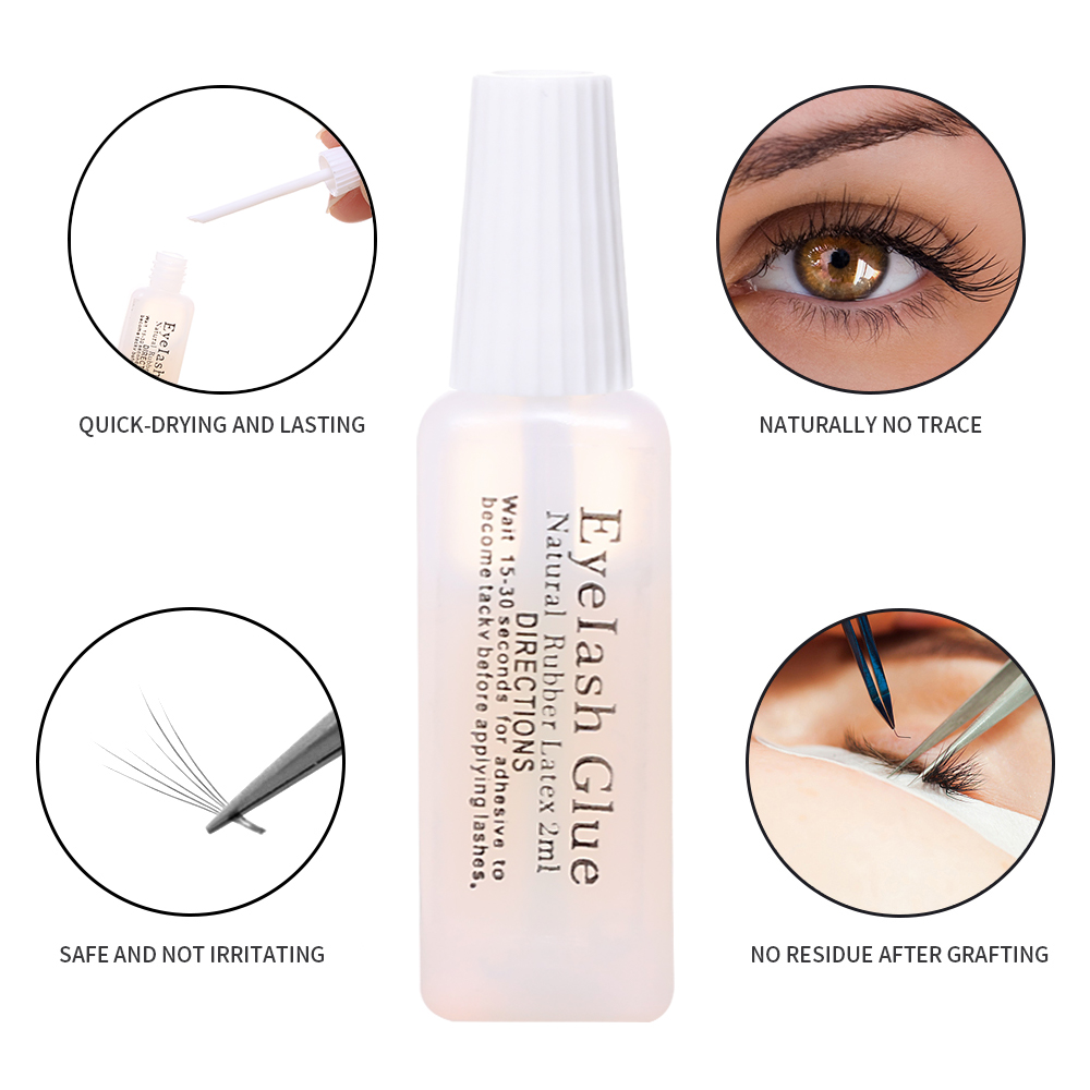 غراء رموش شفاف للتطعيم الذاتي  - مراجعة Eyelash Extension Eye Irritation وسعره