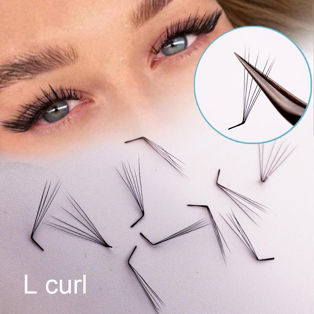 رموش صناعية متنوعة 6D 10D L M  - مراجعة Lash Fan Volume وسعره