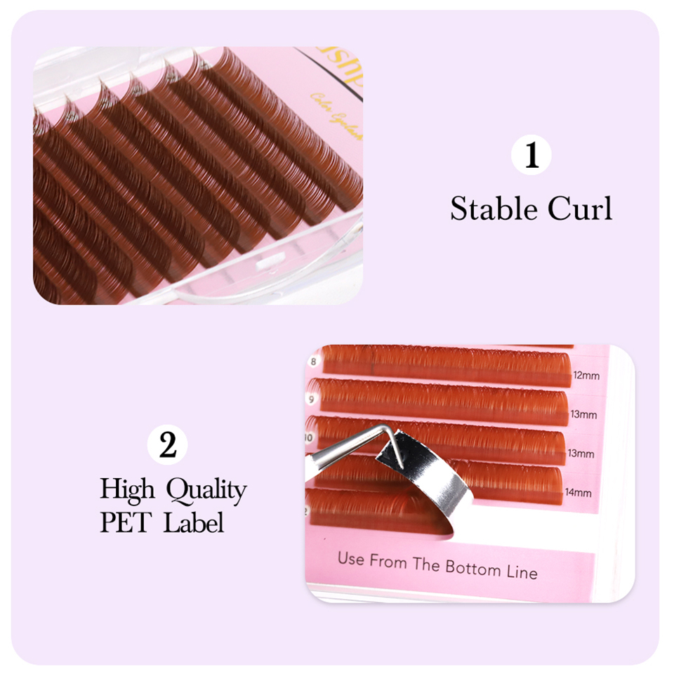 0.05 0.07 رموش تكثيف روسية فات - مراجعة Individual Lash Tray وسعره