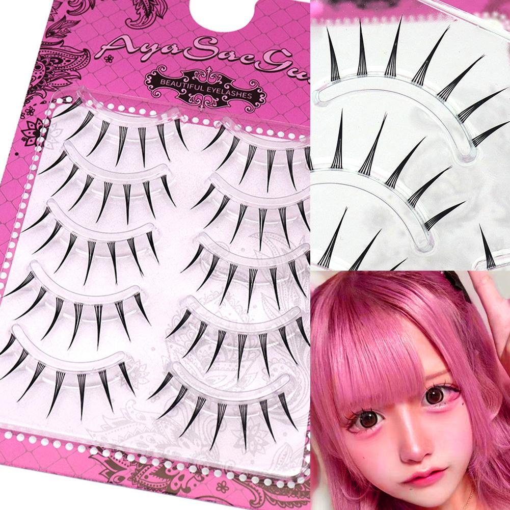 رموش صناعية قطعة واحدة سوداء،  - مراجعة Eyelash Extension Doll Eye وسعره