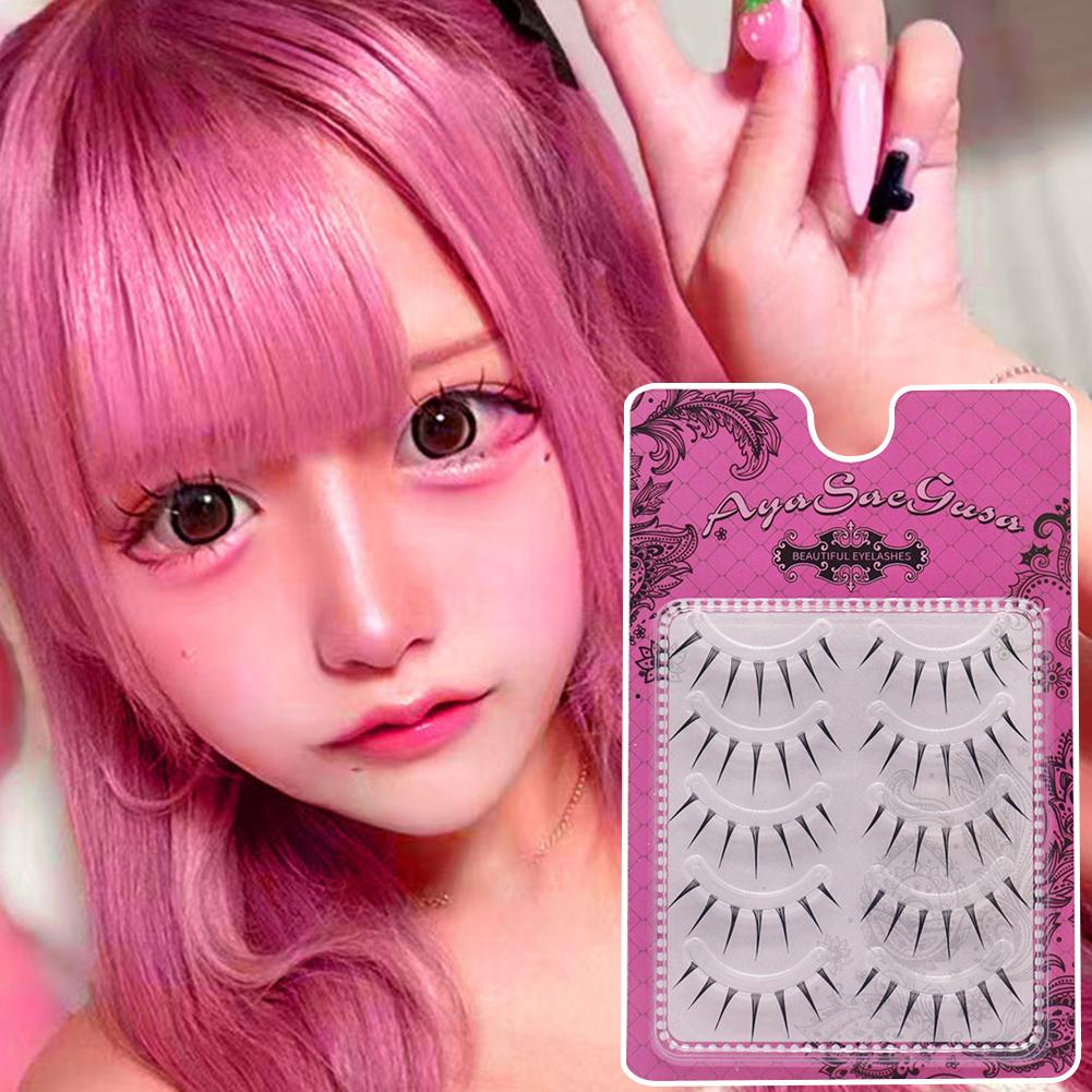 رموش صناعية قطعة واحدة سوداء،  - مراجعة Eyelash Extension Doll Eye وسعره