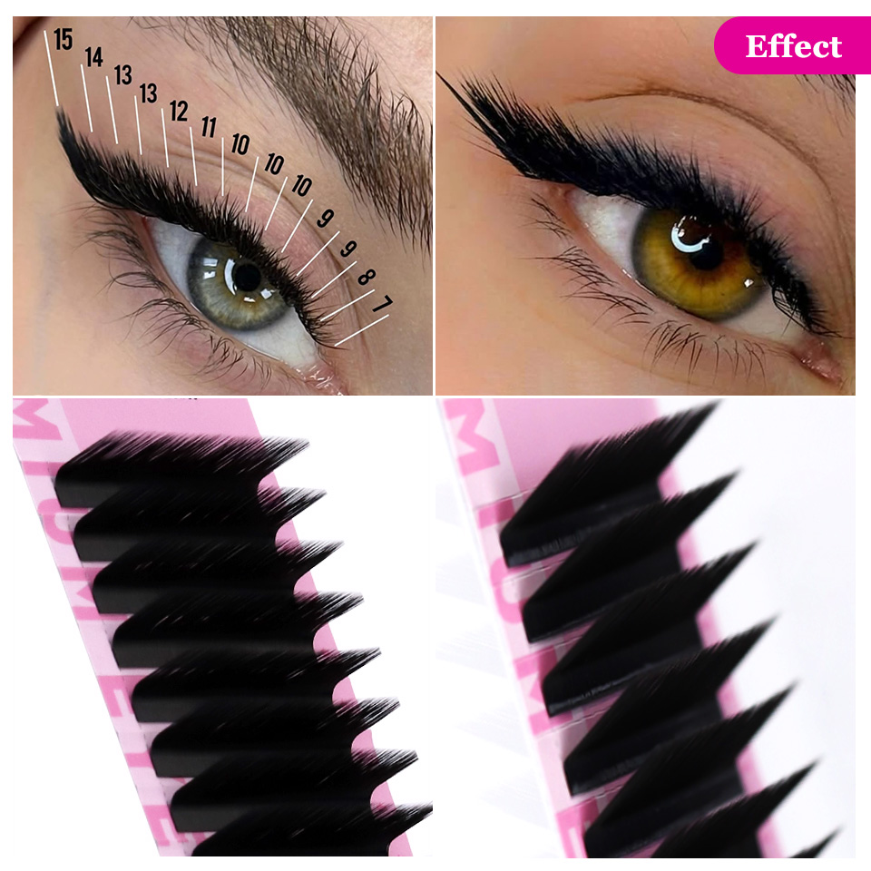 رموش صناعية سوداء ناعمة طبيعية - مراجعة Individual Lash Tray وسعره