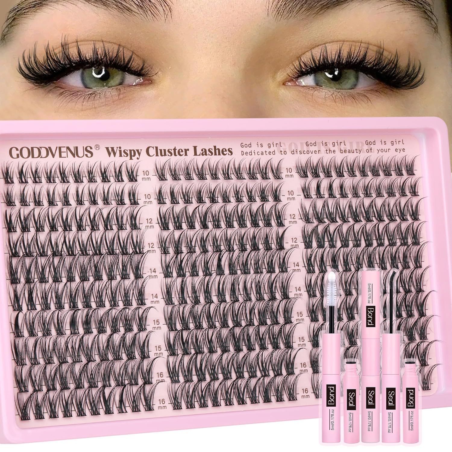 مجموعة تمديد الرموش DIY، مجموع - مراجعة Eyelash Extension Single Lash وسعره