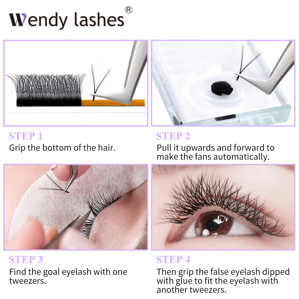 وصلات رموش على شكل YY من ويندي - مراجعة Lash Fan Volume وسعره