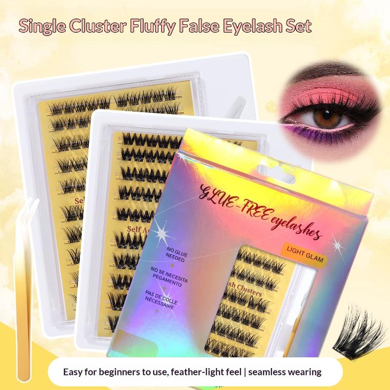 طقم جديد لتمديد الرموش بدون غر - مراجعة Eyelash Extension Double Lash وسعره