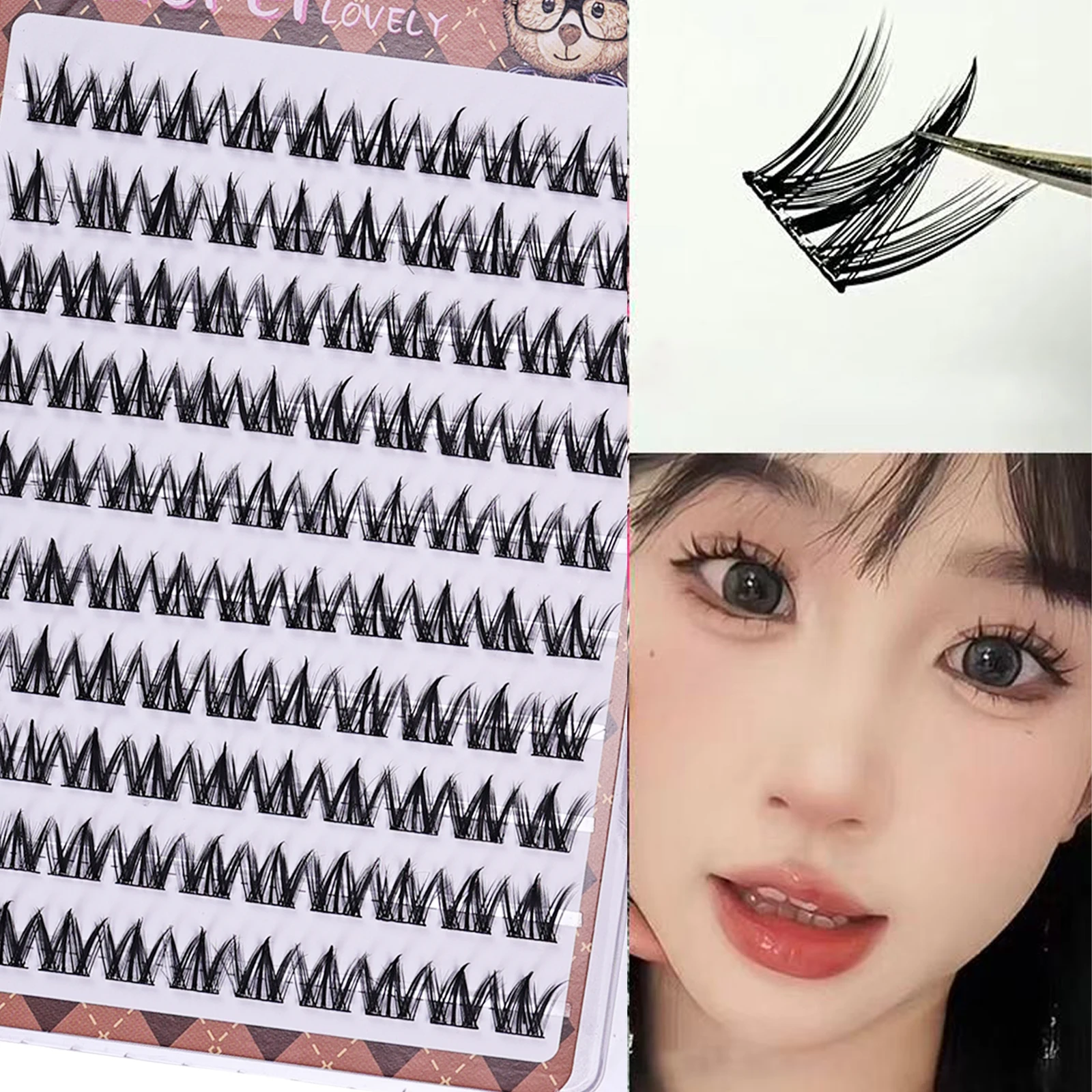 رموش صناعية ذاتية اللصق سميكة  - مراجعة Eyelash Extension Uv Glue وسعره