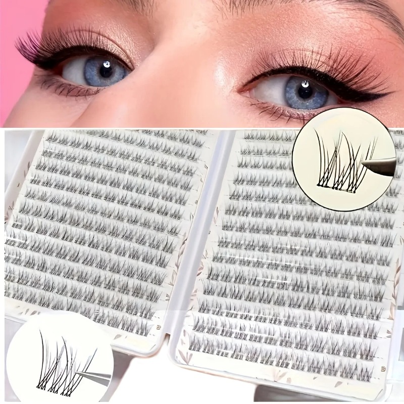 384 قطعة من الرموش الناعمة وال - مراجعة Eyelash Extension Single Lash وسعره