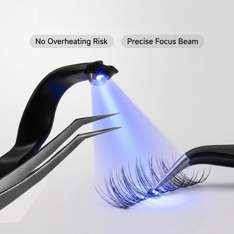 شريط ضوء أشعة فوق بنفسجية رفيع - مراجعة Eyelash Extension Uv Glue وسعره