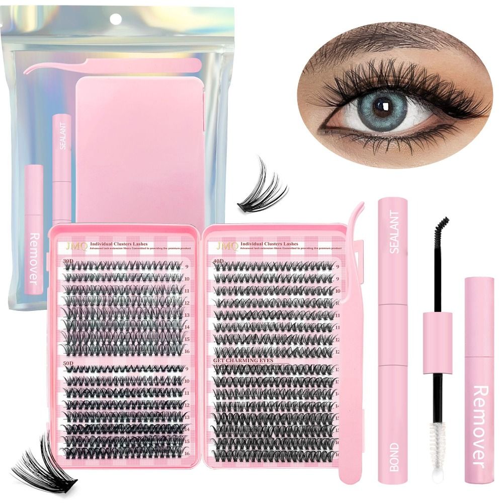 رموش صناعية بطول 9-16 مم، رموش - مراجعة Lash Fan Volume وسعره