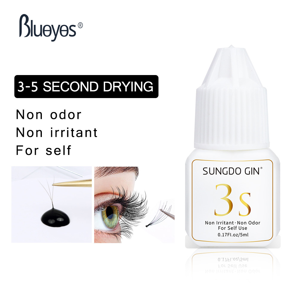 رمش تمديد الغراء 3S سريع الجفا - مراجعة Eyelash Extension Eye Irritation وسعره