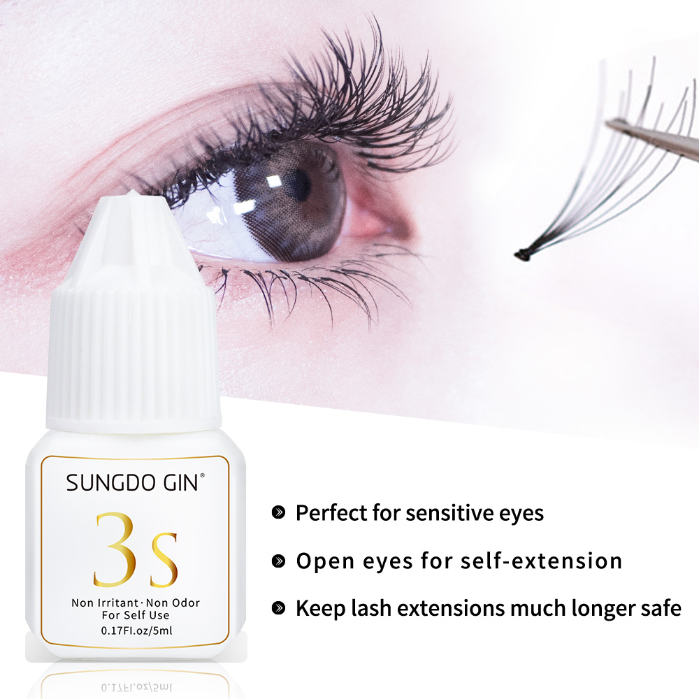 رمش تمديد الغراء 3S سريع الجفا - مراجعة Eyelash Extension Eye Irritation وسعره