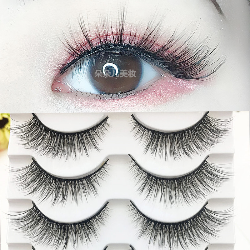 5 أزواج جديدة من الرموش الصناع - مراجعة Eyelash Extension Doll Eye وسعره