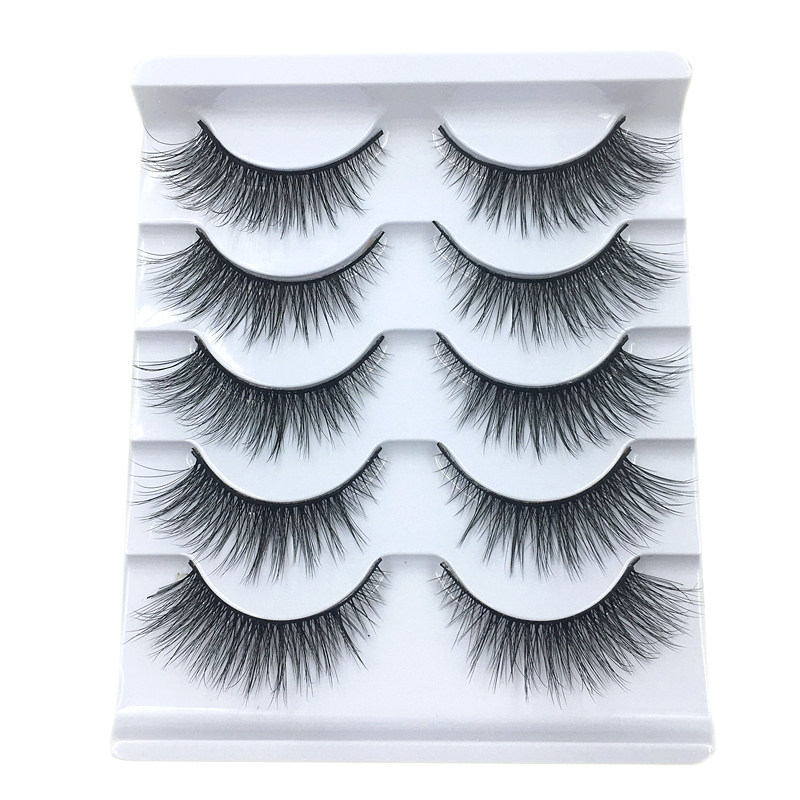 5 أزواج جديدة من الرموش الصناع - مراجعة Eyelash Extension Doll Eye وسعره