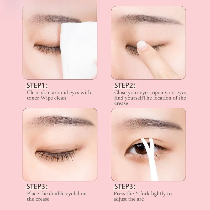 شريط لاصق للعين، شريط لاصق مزد - مراجعة Eyelash Extension Double Lash وسعره