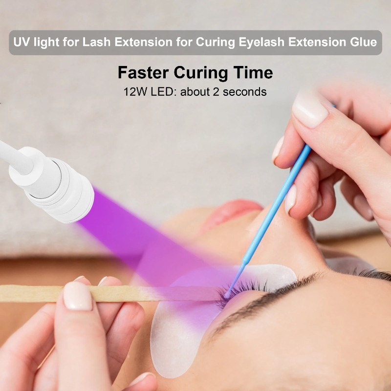مصباح أشعة فوق البنفسجية للأظا - مراجعة Eyelash Extension Uv Glue وسعره