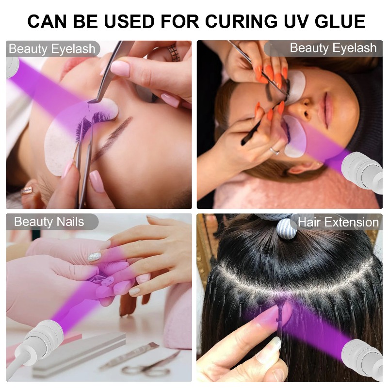 مصباح أشعة فوق البنفسجية للأظا - مراجعة Eyelash Extension Uv Glue وسعره