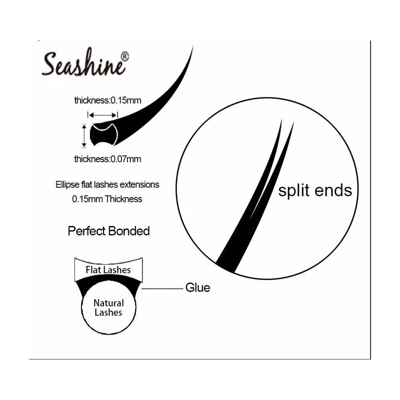 رموش ناعمة ناعمة من Seashine e - مراجعة Individual Lash Tray وسعره