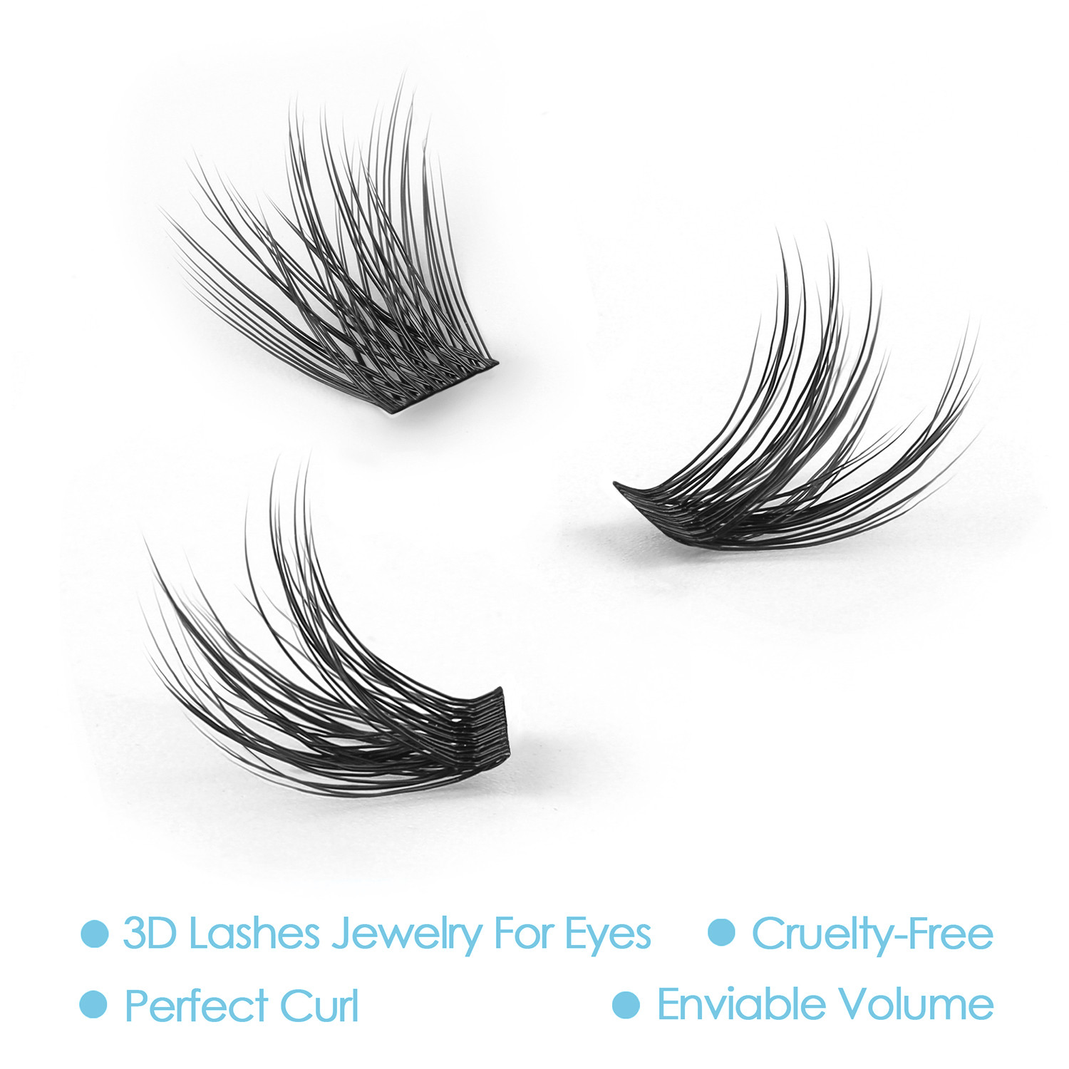 رموش صناعية جديدة مجزأة على شك - مراجعة Eyelash Extension Doll Eye وسعره