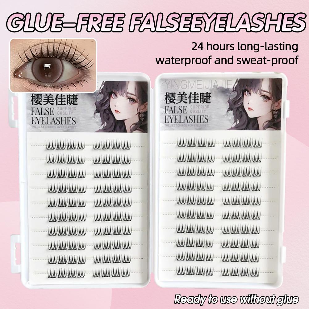 رموش صناعية خالية من الغراء عل - مراجعة Eyelash Extension Single Lash وسعره