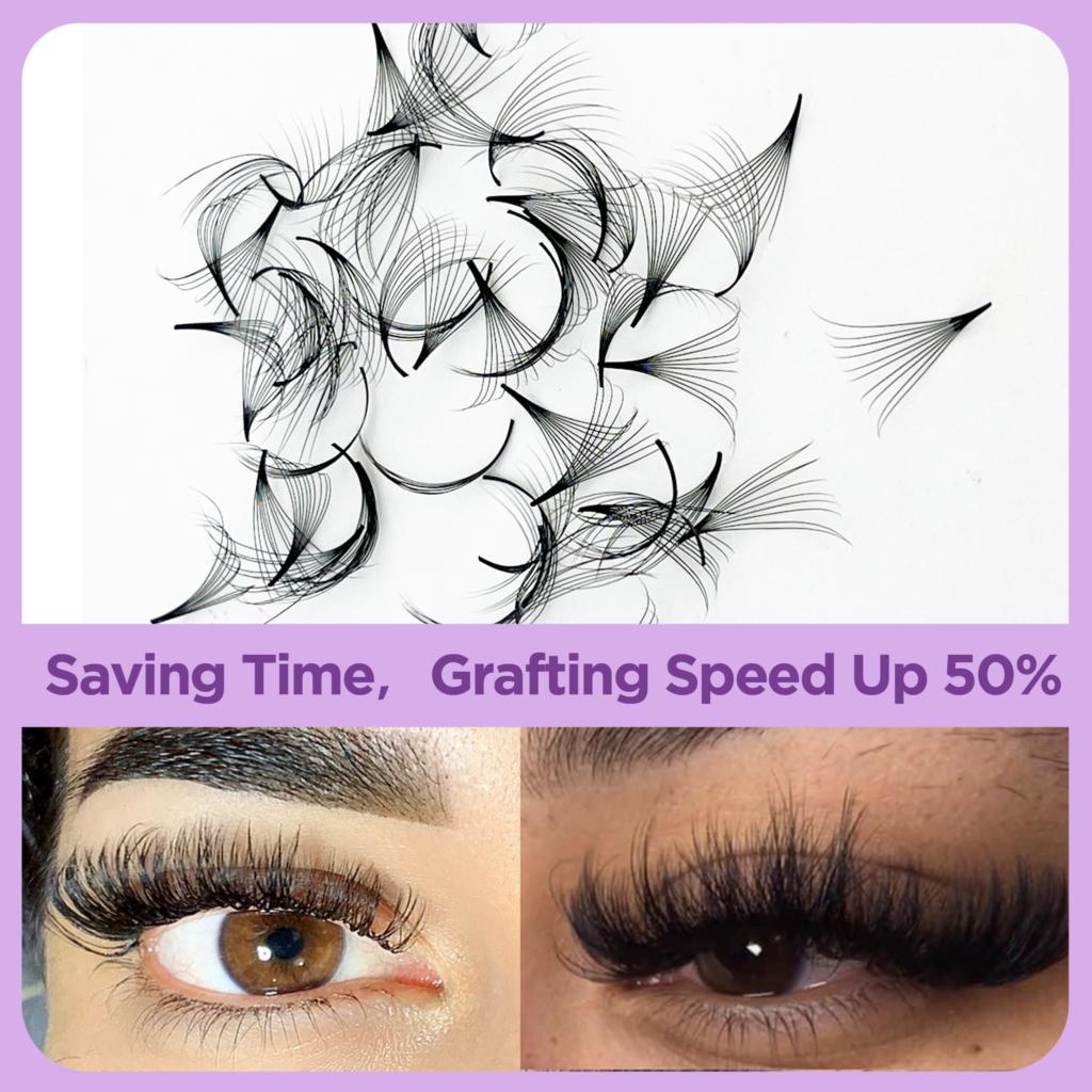 رموش مراوح مسبقة الصنع من Tbes - مراجعة Lash Fan Volume وسعره