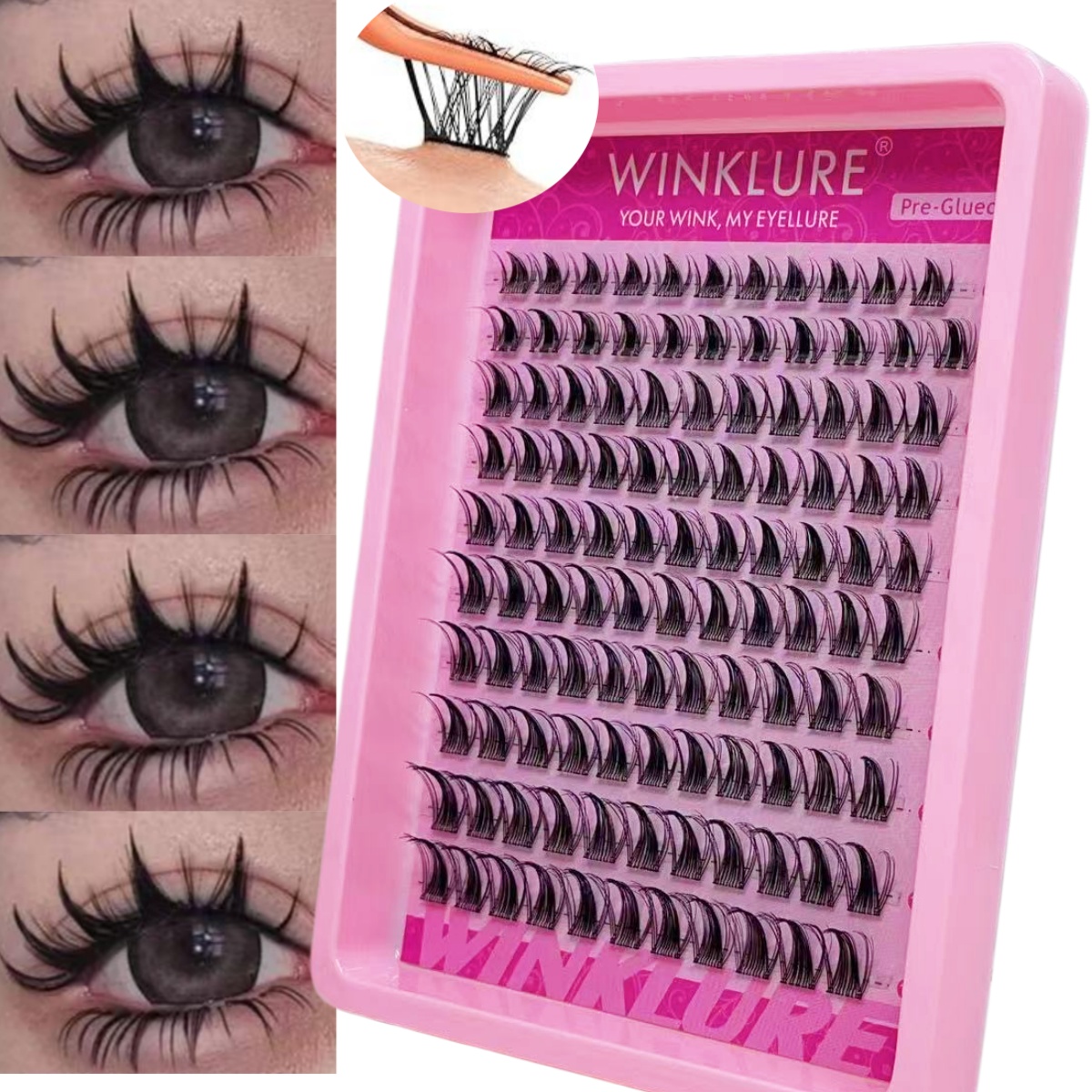 رموش صناعية ذاتية اللصق من WIN - مراجعة Eyelash Extension Uv Glue وسعره