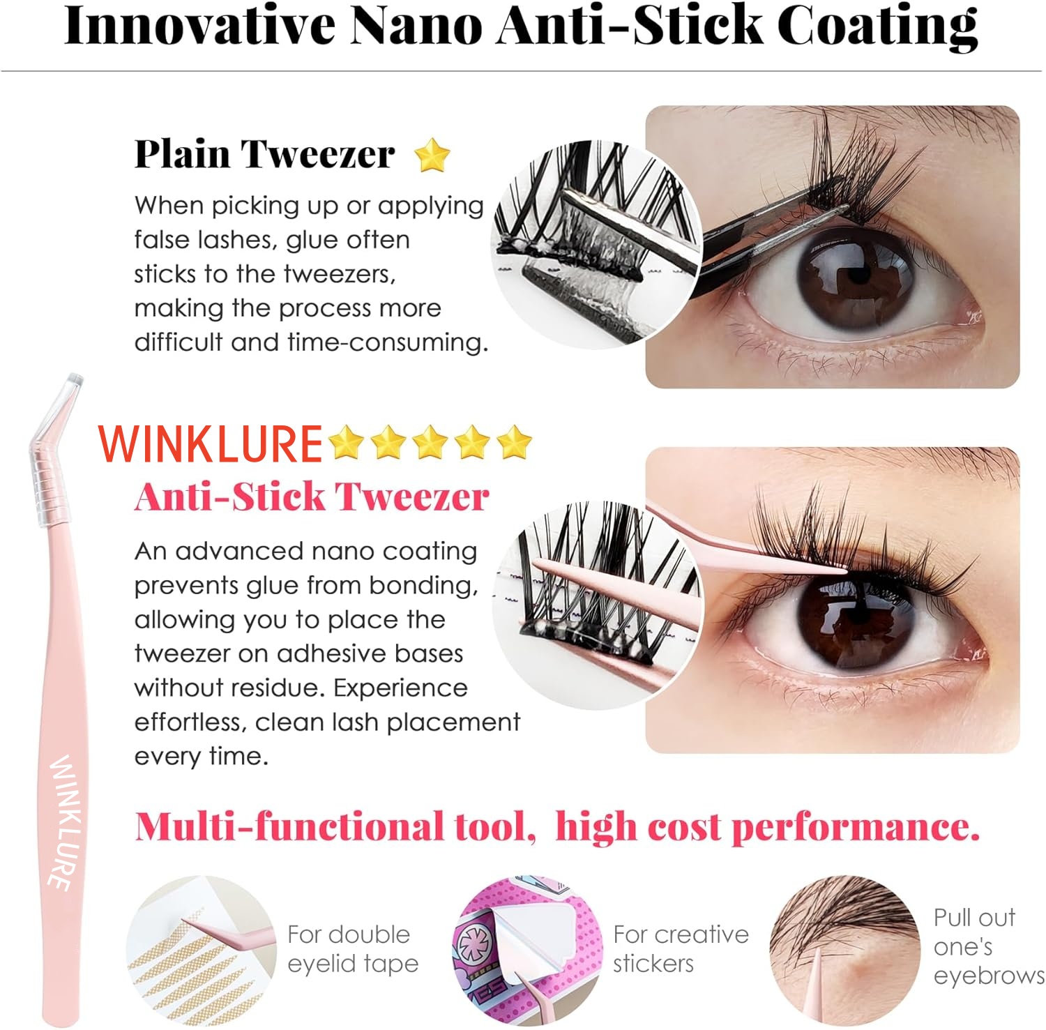 رموش صناعية ذاتية اللصق من WIN - مراجعة Eyelash Extension Uv Glue وسعره